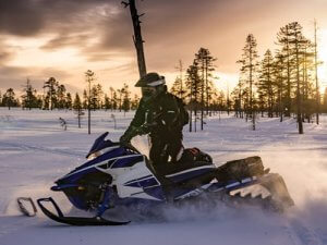 Snowmobiling